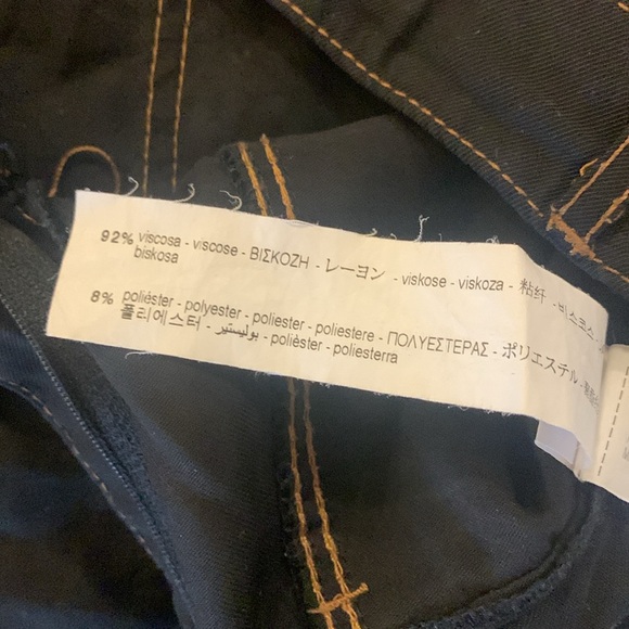 Zara Black Wide Leg Pants - Picture 5 of 6